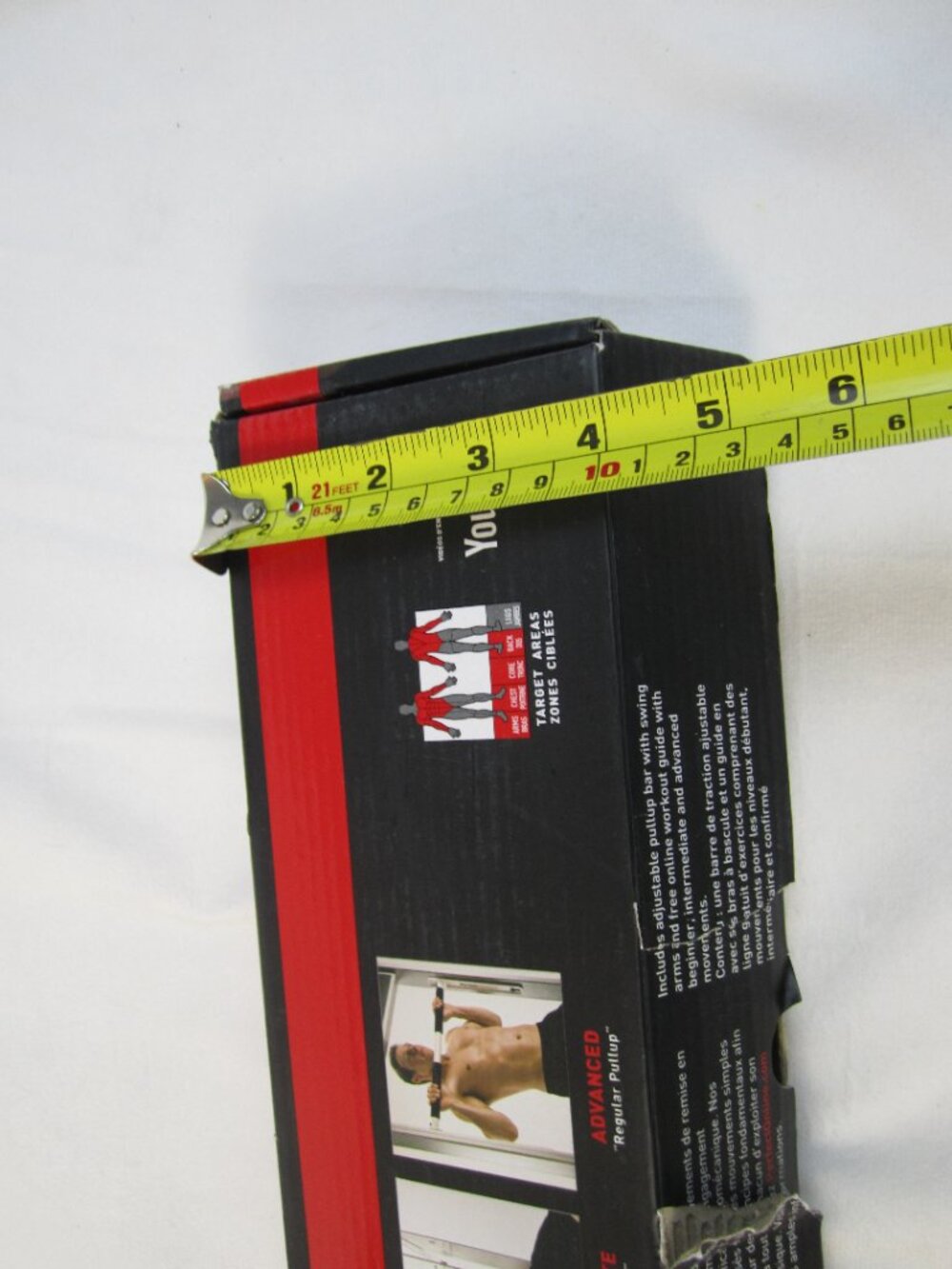 Perfect Pullup Adjustable Easy Install Door Mounting Pull Up Bar -New(Open  Box) - Picture 10 of 10